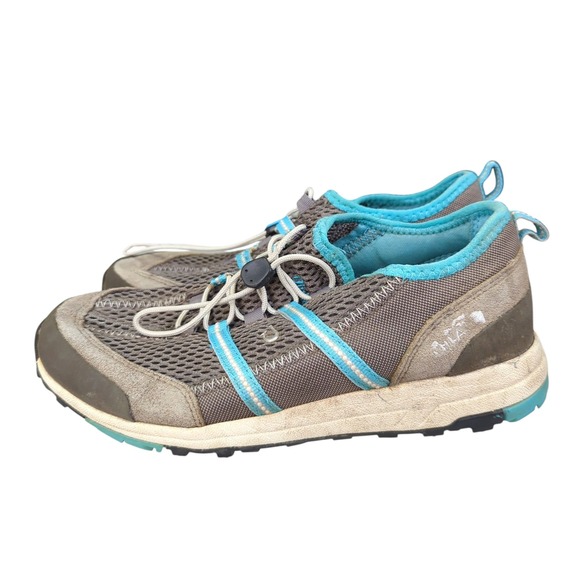 OluKai Kia'i‎ Trainer Women's Gray Blue Mesh Trainer Sneakers US 8 EU 38 - Picture 2 of 8